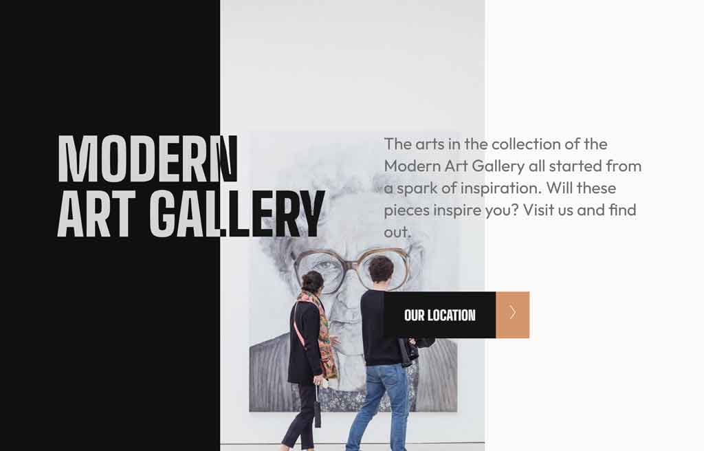 Art Gallery Website thumbnail